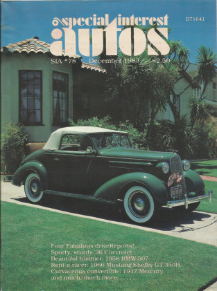 SPECIAL-INTEREST AUTOS 1983 DEC #78 - GT350H, BMW 507,'47 Mercury 79M